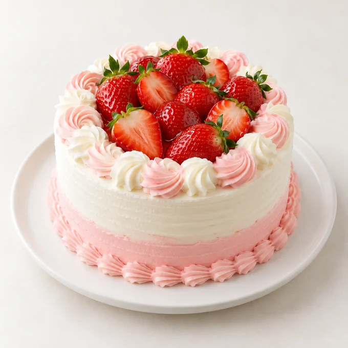 کیک توت‌فرنگی